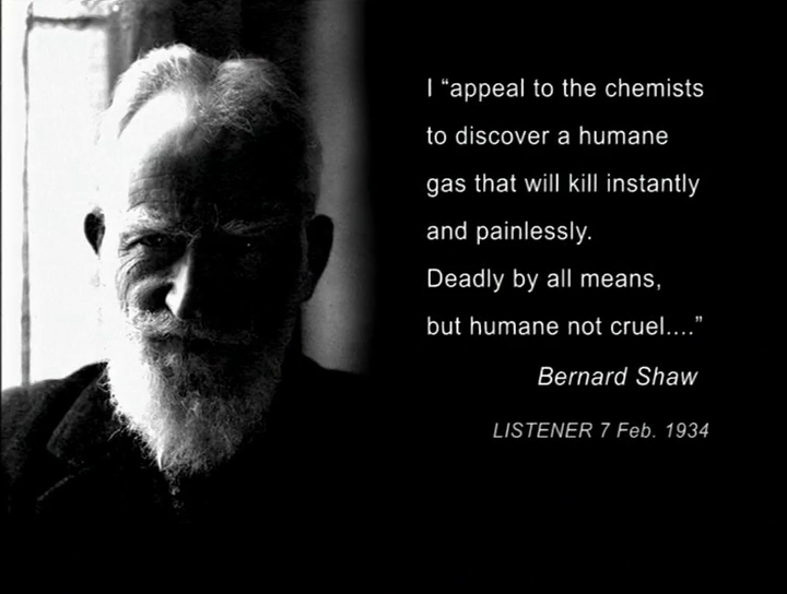 Neo-Nazi George Bernard Shaw quote.